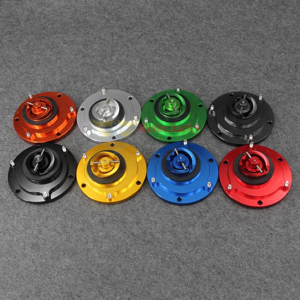 Золотая крышка бензобака с ЧПУ для мотоцикла без ключа, крышка топливного бака для Aprilia Shiver 750 All