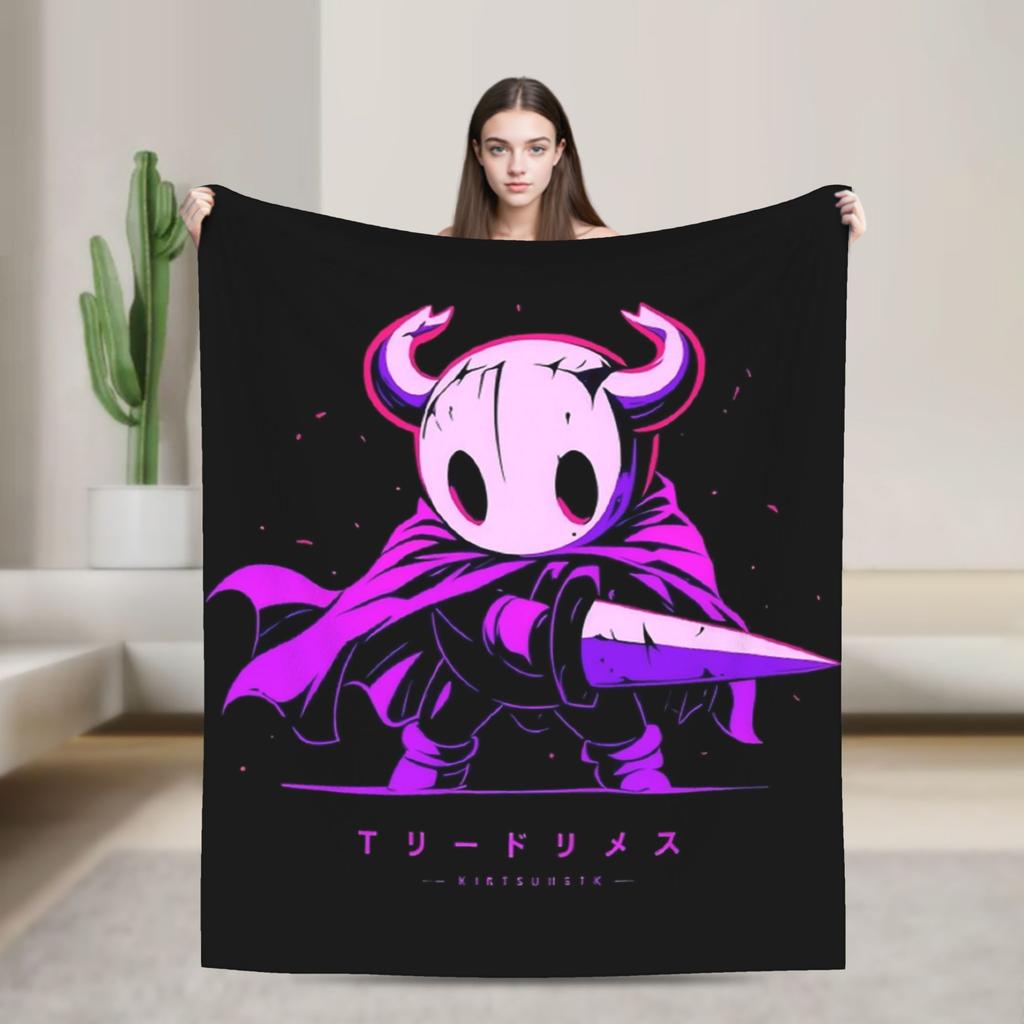 Плед Hollow Knight Фланелевый Игры Экшен Ультра-мягкий Плед-покрывало для Постельного белья Дивана Ковра на кровать