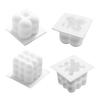 Силиконовый мир Силиконовая 3D-форма для выпечки кубиков, муссовых тортов, формы для десертов, DIY, форма для ароматерапевтических свечей, форма для гипса, форма для мыла ручной работы