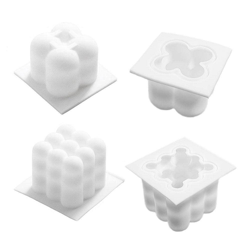 Силиконовый мир Силиконовая 3D-форма для выпечки кубиков, муссовых тортов, формы для десертов, DIY, форма для ароматерапевтических свечей, форма для гипса, форма для мыла ручной работы