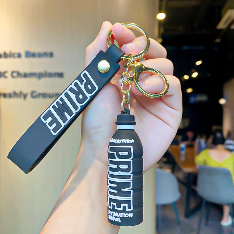 Очаровательные пары Милый брелок для бутылки напитка Prime Силиконовый шарм для сумки Подарок
