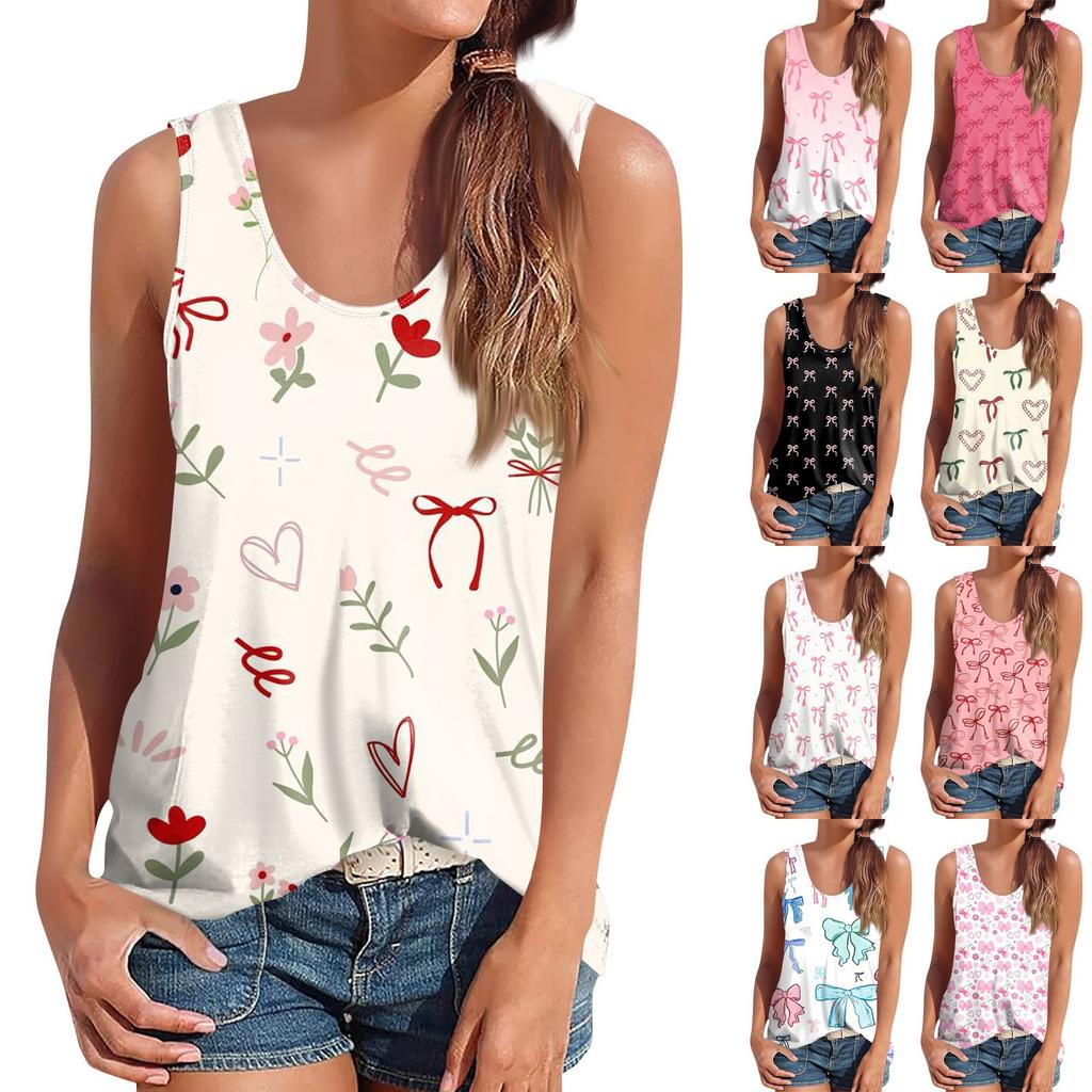 Женская майка, нарядные повседневные рубашки, летние свободные майки, милая модная одежда, блузки без рукавов