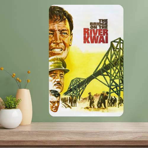 Bridge on the River Kwai Classic Movie Metal Poster Sign