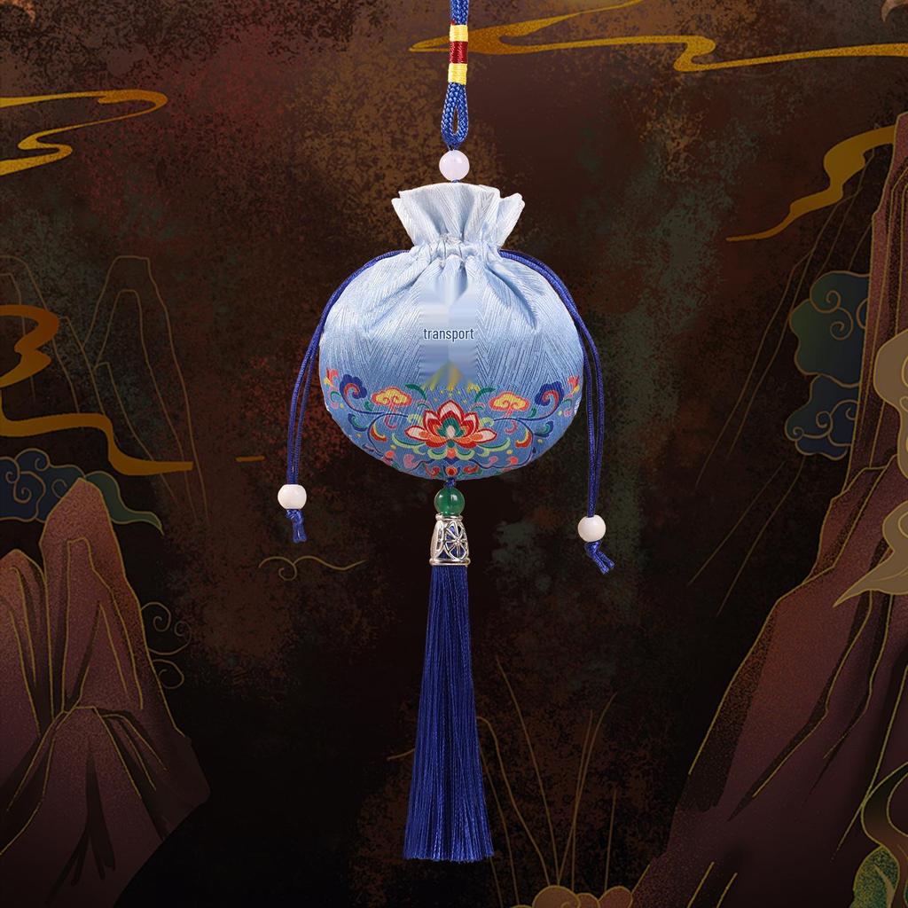 Dragon Boat Festival Lucky Lotus Seed Sachet: Handmade Embroidered Charm & Coin Purse for Continuous Good Luck