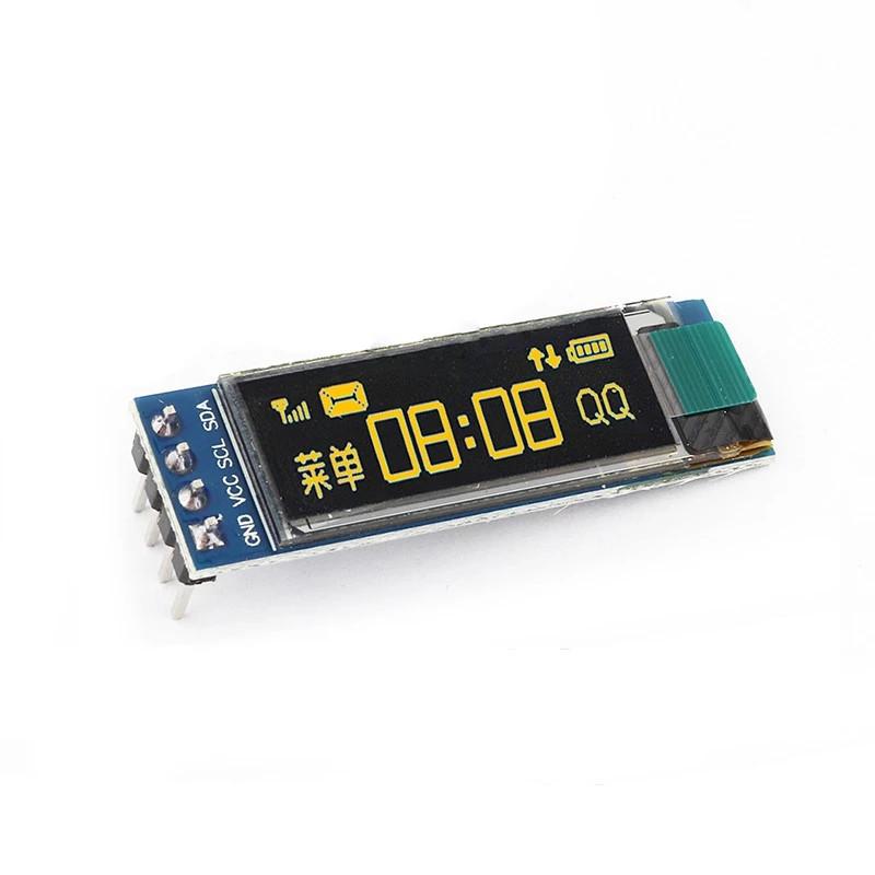 0.91 inch OLED module 0.91" white/Blue OLED 128X32 OLED LCD LED SSD1306 Display Module 0.91" IIC Communicate for arduino