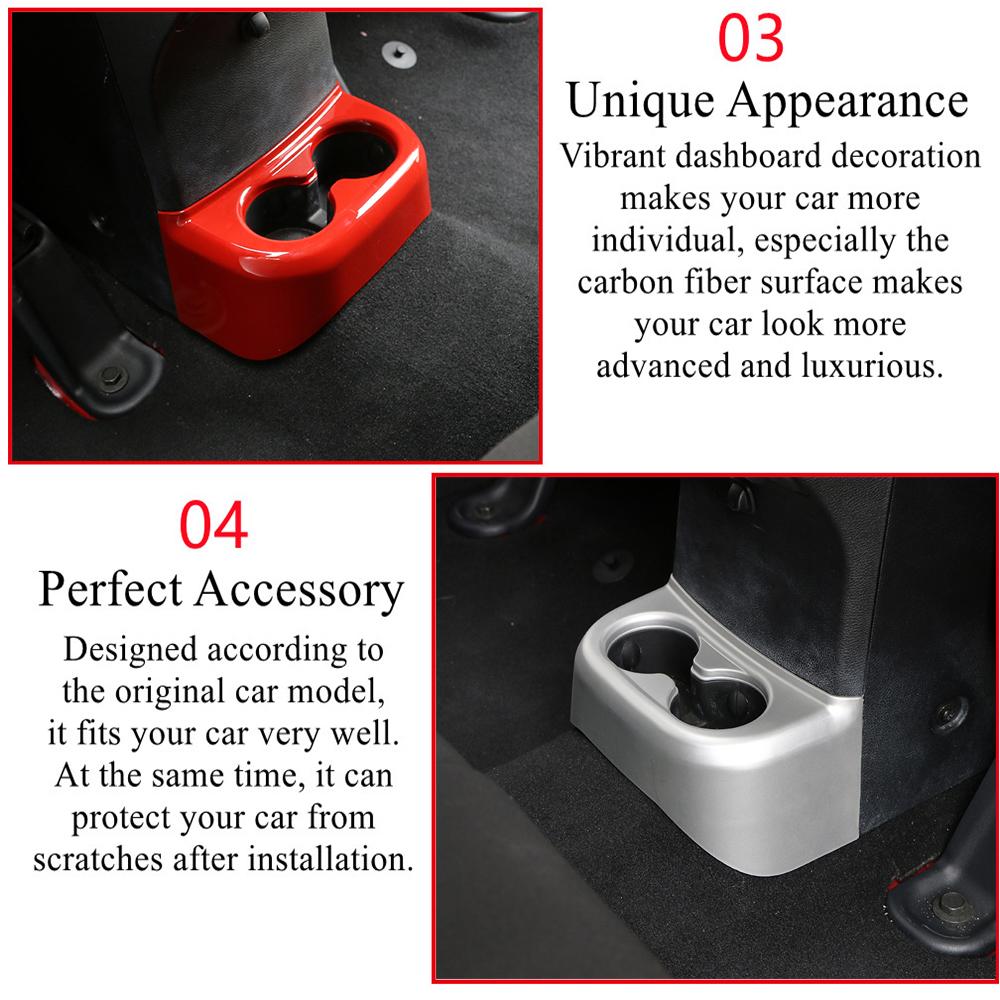 Автомобильный держатель для чашки с водой на заднее сиденье, украшение для Jeep Wrangler JK 2011 2012 2013 2014 2015 2016 2017, внутренние молдинги