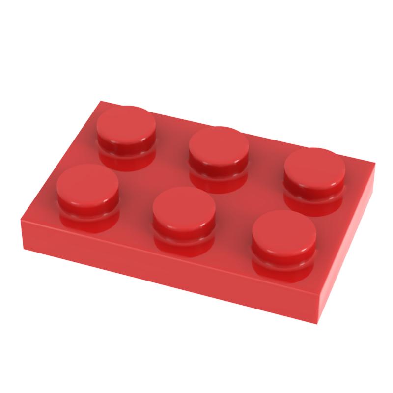 [Funbrick] 50 шт. Пластина 2x3 3021 Совместимо с featuring Знаменитый Строительный Кирпичик Классический Строительный Блок Игрушки MOC DIY