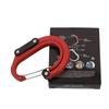 Lightweight Carabiner Clip and Hook Backpack Hanger Outdoor Survival Climbing Carabiner Rotating Hook Easy To Use