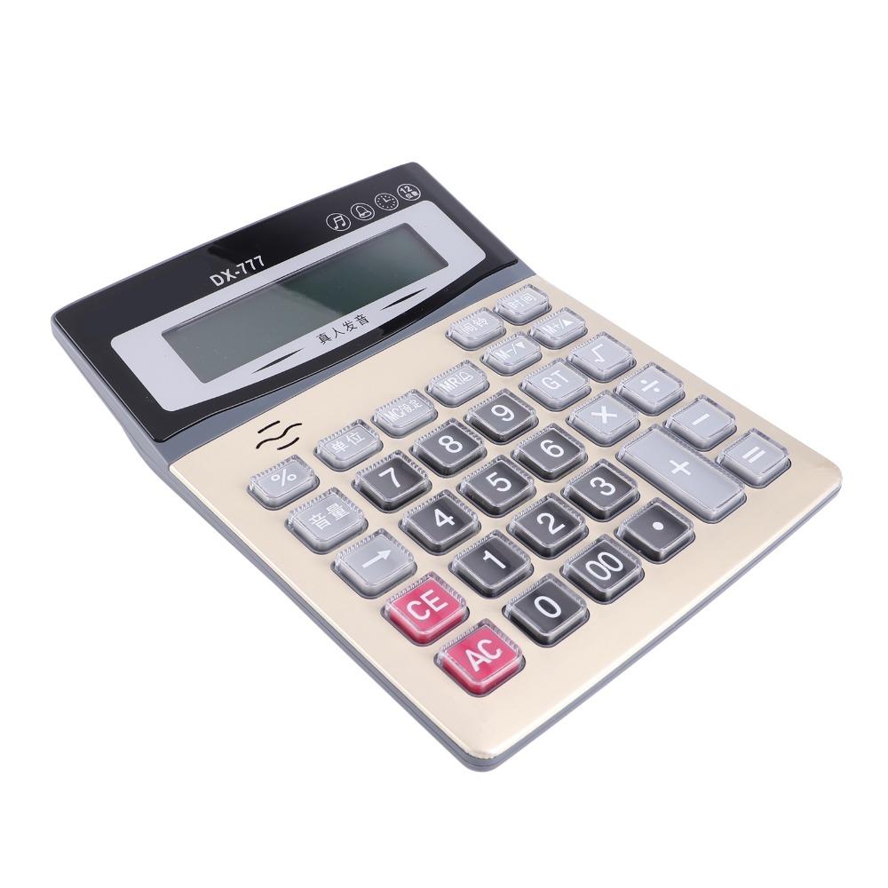 Large Office Calculator Clear Display Desktop Calculator Durable Desk Calculator Office