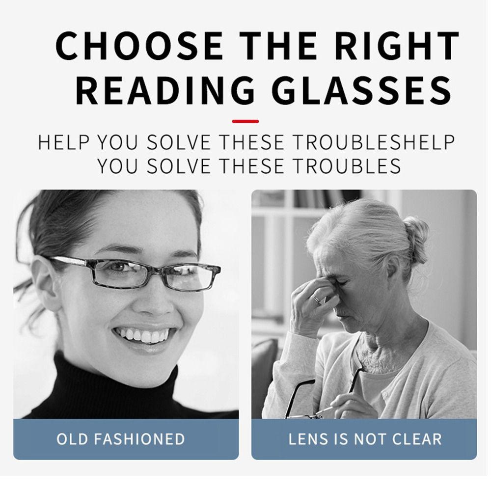 Ultralight Presbyopia Glasses PC Frame Far Sight Eyewear Portable Reading Glasses Women Men
