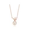 Ожерелье Twinkle Tulip Pearl Серебристо-розовое Tnssvp13981S