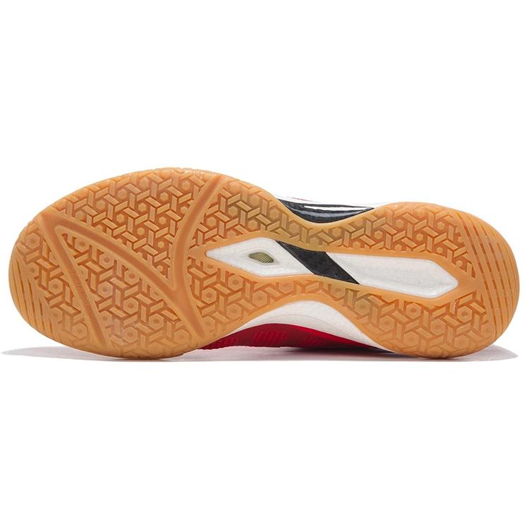Li Ning соревновательной амортизацией, нескользящие, износостойкие, дышащие, низкие, для настольного тенниса, мужские, пламенно-красные APPR001-1