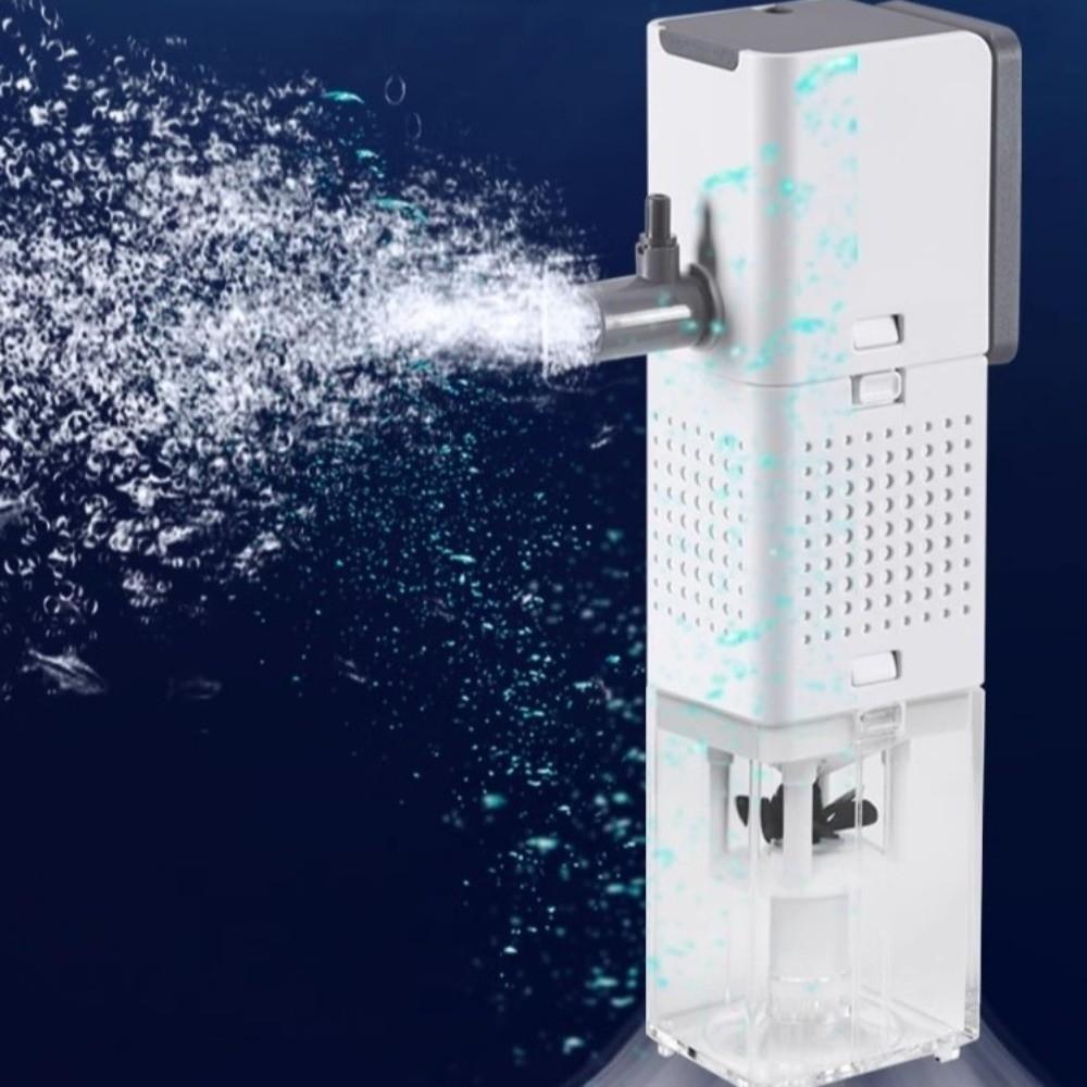 Бесшумная работа Аквариумный фильтр Мощный насос для очистки воды Циркуляция воды