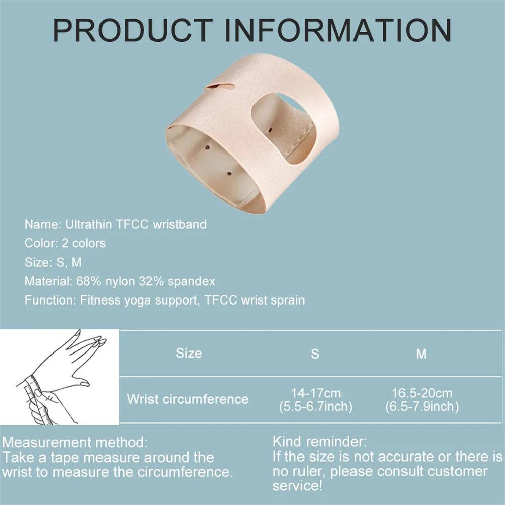 1Pair Training Hand Bands TFCC Tear Injury Brace Sports Safety Wrist Band Wrist Support Yoga Wrist Band Sprain Protection Unisex