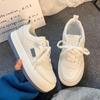 Women's Shoes Spring and Autumn Big Head Shoes Hong Kong Style Japanese Versatile Casual Platform Sports Shoes