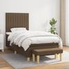 3137288 vidaXL Divan Bed with Mattress Dark Brown 90x200 Cm