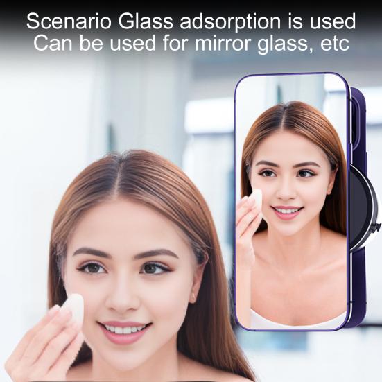 Магнитный автомобильный держатель на присоске для телефона, сильный адсорбционный универсальный кронштейн для MagSafe, стабильное вращение, громкая связь