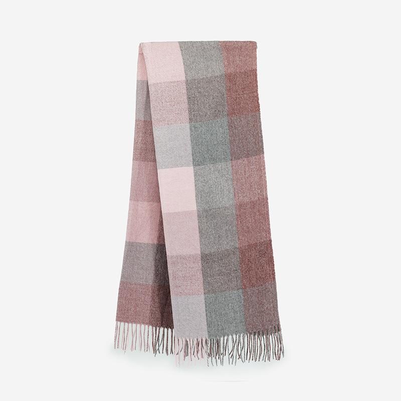 70 * 175cm Autumn/Winter 2025 New Imitation Cashmere Scarf Plaid Versatile Scarf For Men, Warm And Thick Shawl For Women