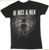ВИНТАЖНАЯ Футболка OF MICE & MEN Черный Цвет Размер S-4XL Подарок Для Фаната Унисекс Футболка