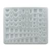 Heart Square Shape Silicone Mold Crystal Diamond Resin Mold Jewelry Making Epoxy Casting Mold Ice Cubes Mold  Craft