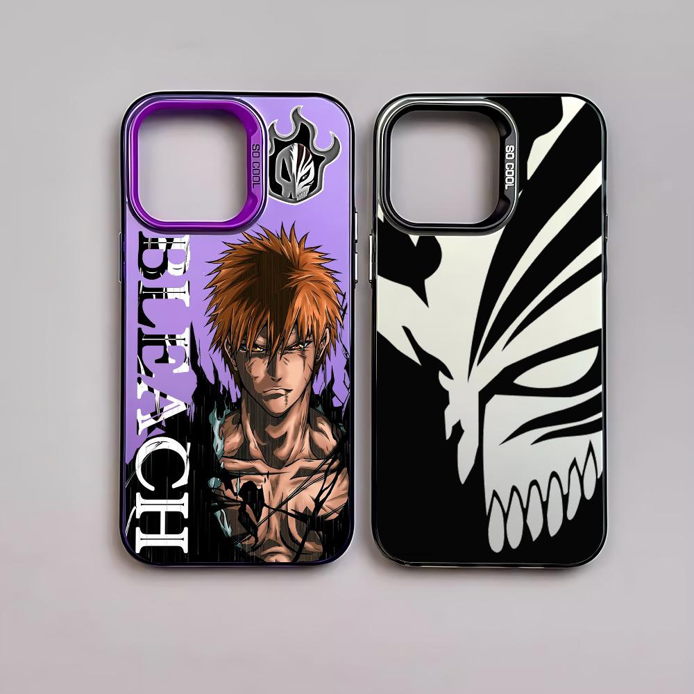Чехол для телефона BLEACH Anime для iPhone 16e 16 15 14 13 12 11 mini Pro Max X XR XSMAX 8 7 Plus, противоударный, матовый задний чехол