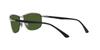 RB3671CH Sunglasses BLACK ON DARK GREEN LENS 60 Ray-Ban Men's SILVER/POLAR