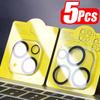 1-5 шт. Закаленное стекло для iPhone 18 Pro Max 17 Air 16 15 14 Plus 13 12 Mini 11 Защитные стекла для объектива камеры Прозрачная защитная пленка для объектива 4