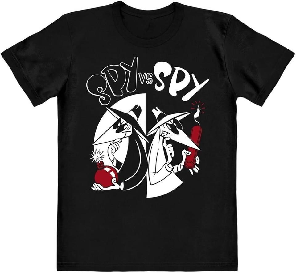 New Rare Spy Vs Spy Heavy Cotton Black T Shirt For Men All Size UR116