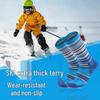Merino Wool Winter Sports Ski Socks - Warm Mid-Calf Snow Terry Socks for Adults