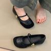 Ретро туфли бабушки женские слово с круглым носком туфли Мэри Джейн универсальные с внутренней танкеткой вечерний ветер одинарные туфли