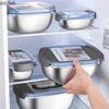 Контейнер для хранения свежих продуктов из нержавеющей стали 304, емкость для хранения еды, герметичный ланч-бокс, тарелка для фруктов, герметичные контейнеры для холодильника