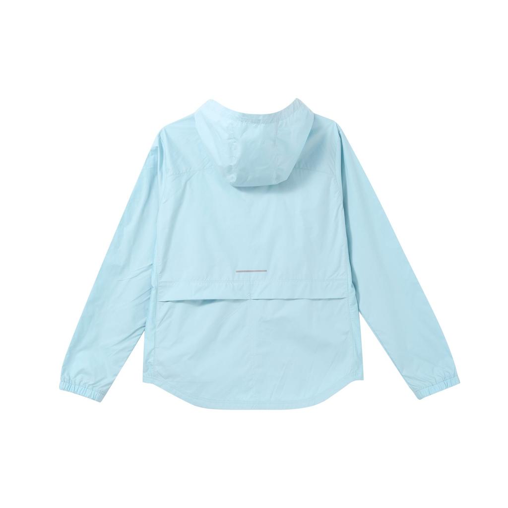Nike Женская ветрозащитная тканая спортивная куртка с капюшоном, синяя DX0319-442