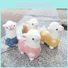Charming Alpaca Plush Pendant Collectible Keychain Perfect For Backpack Accessories
