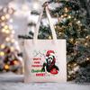 Christmas Christmas Printed Canvas Bag Large Capacity Casual Trend Student Shoulder Bag Tote Bag