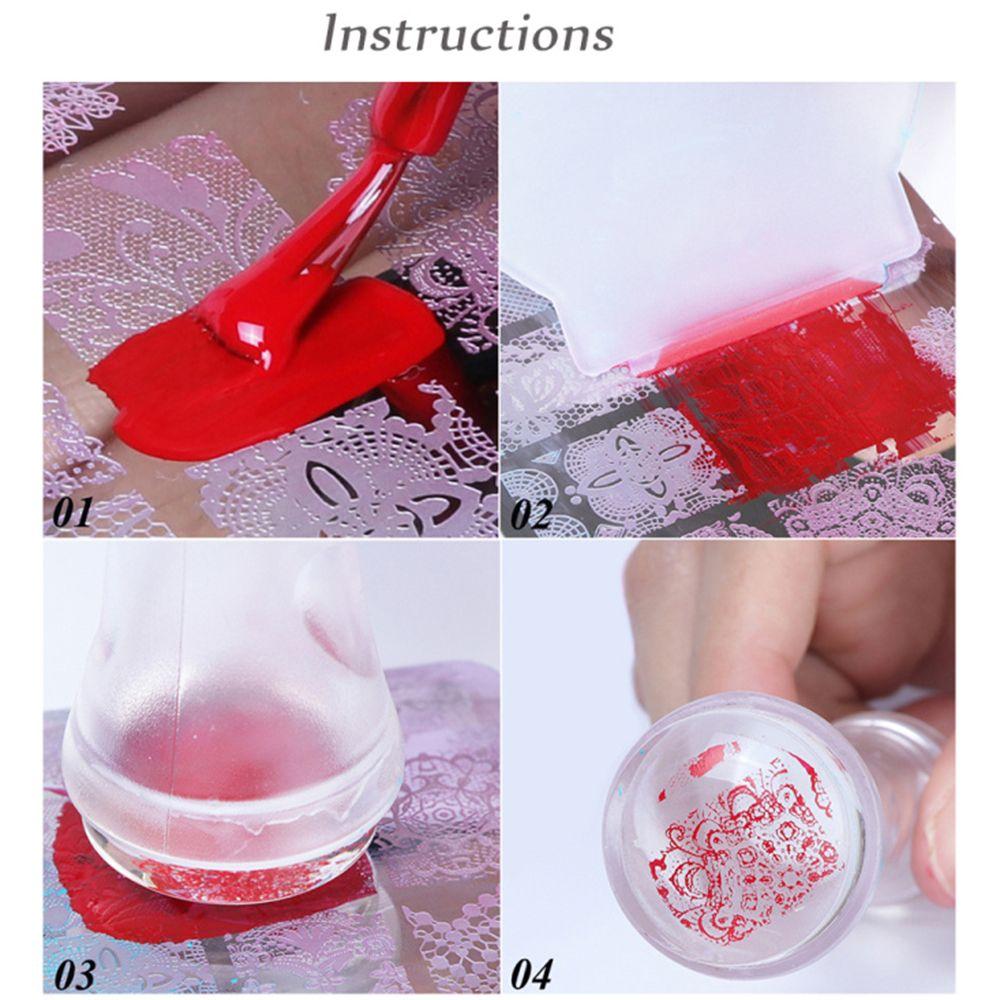 Сделай сам Трафарет для изображения Геометрия Кошки Кружево Цветок Рождество Нейл-арт Штамповочные пластины Лак Штамп