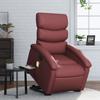 VidaXL Reclining Massage Armchair, Relaxation Chair with Adjustable Backrest and Footrest, Salon Seat, Modern, 3204051