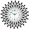 Modern Iron Art Wall Clock With Silent Sweep Movement For Living Room Decor
