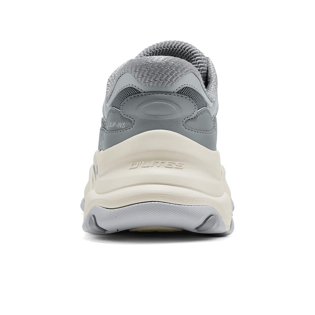 Skechers DLites Кроссовки для мужчин с круглым носком в стиле "папины кроссовки" 232427-GRY