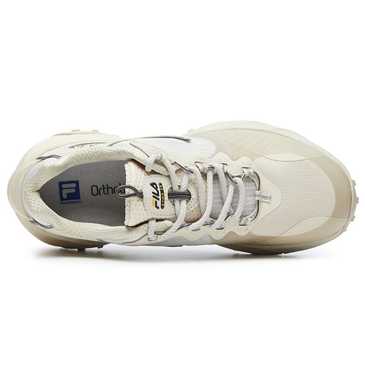 Fila Легкие профессиональные кроссовки для марафона из ТПУ и синтетической кожи с низким верхом для легкой атлетики, мужские, цвет овсяный, A12M132209FOM
