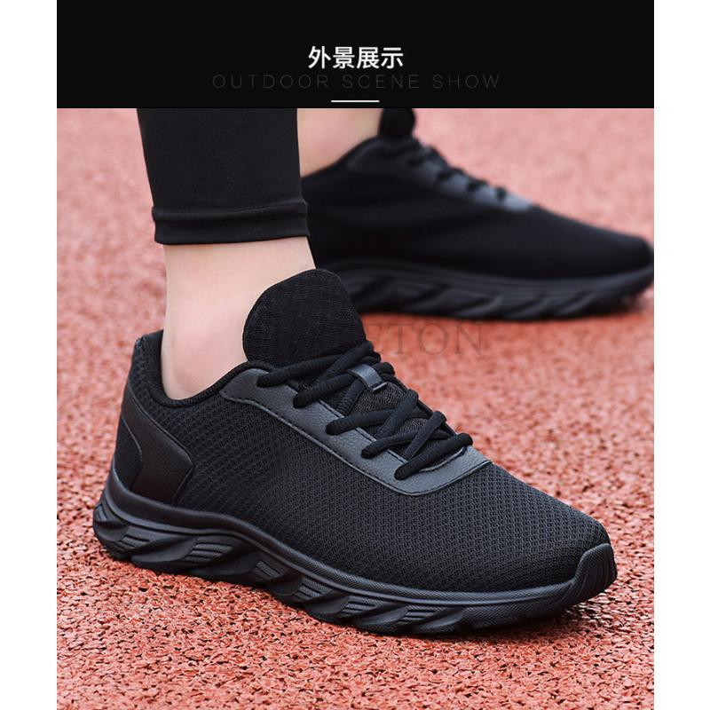 Мужские кроссовки сетчатые повседневные туфли дышащие мужские теннисные туфли на шнуровке легкие кроссовки для ходьбы на плоской подошве Zapatos De Hombre большие размеры 38-45