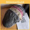 Waterwashed Cotton Retro Beret Hat With Breathable And Sunshade Features For Men And Women