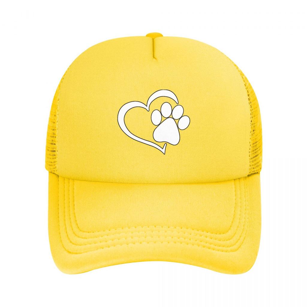 Бейсбольная кепка с принтом лапы Love для женщин унисекс, шляпа дальнобойщика Snapback, регулируемая сетчатая кепка унисекс для рыбалки