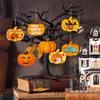 Wooden Pumpkins Ornaments To Paint Unfinished Blank Pumpkin Cutouts for Autumn Thanksgiving Harvest DIY Crafts Halloween Party Supplies