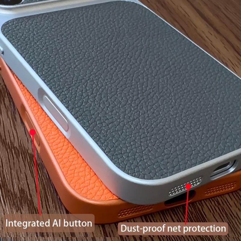 Роскошный Матовый Мгновенный 17 Чехол из Имитации Кожи для iPhone 17 Pro Max 16 15 14 Pro 13 12 11 17 Ударопрочный Мягкий Бампер