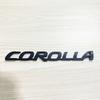 1 шт. 3D Глянцевые Черно-Серебряные Буквы Для Багажника Corolla Значок Наклейки Автоаксессуары Наклейка Для Модифицированного Автомобиля