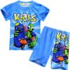 Rainbow Friends Pajamas Set Summer Children Short Sleeve T Shirt Sleepwear Pyjamas Cartoon Blue Monster Baby Suit Clothing
