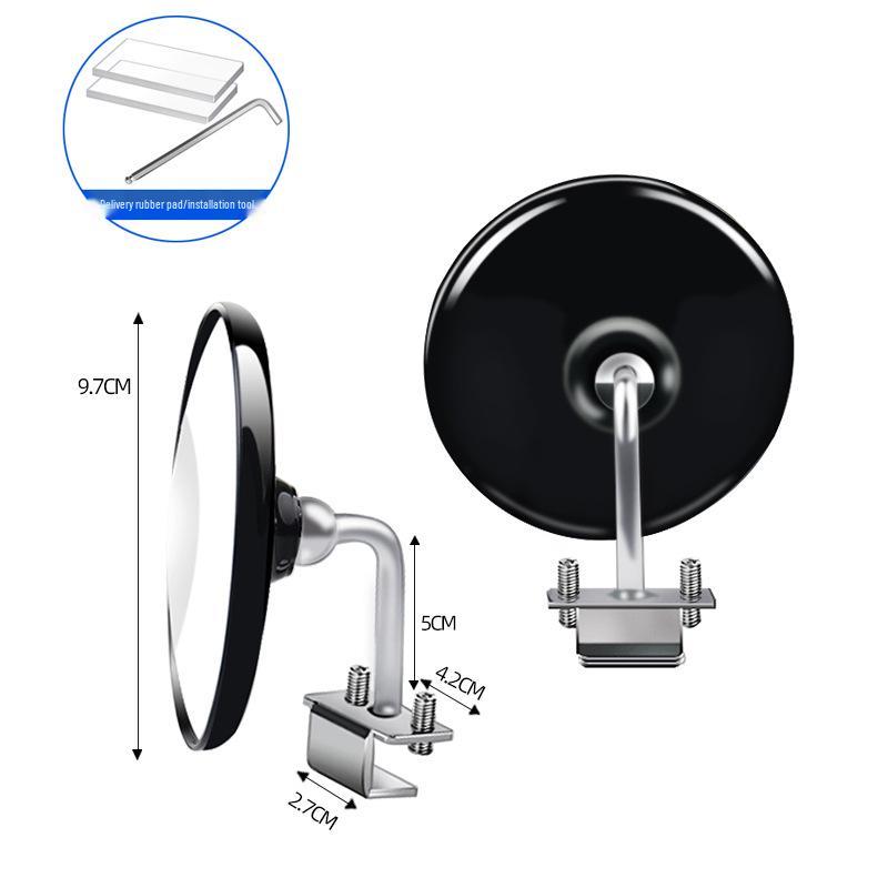 Круглое зеркало заднего вида 304 - Идеально для учебных автобусов автошкол, Широкоугольное, Подходит для малых транспортных средств