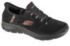 Slip-Ins: Summits - Key Pace, Womens Black Sneakers
