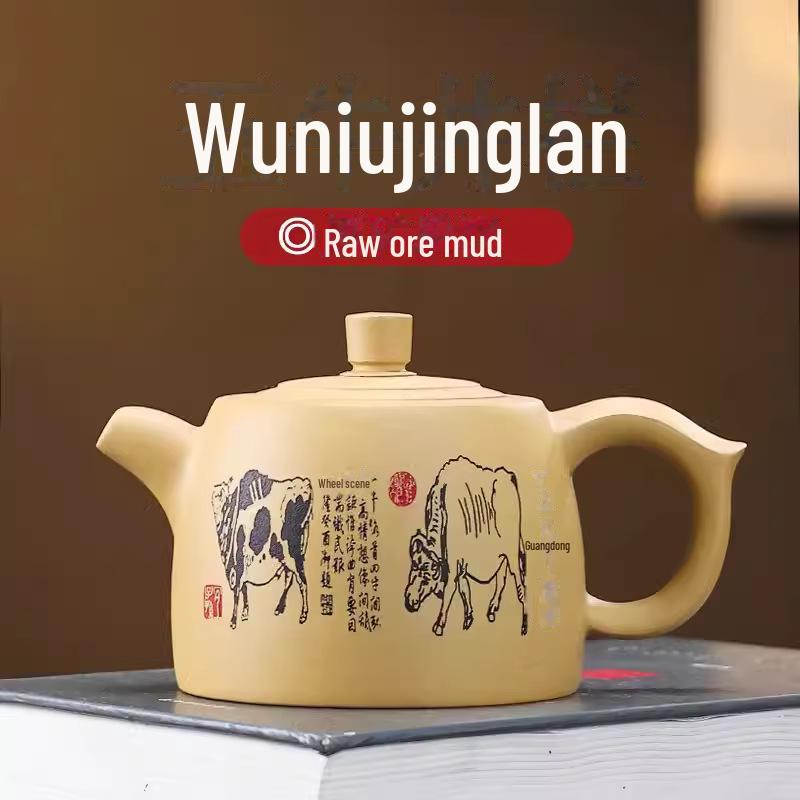 Набор чайников ручной работы из фиолетовой глины Исин – Чайный сервиз в стиле кунг-фу с различными формами чайников (Сертификат включен)