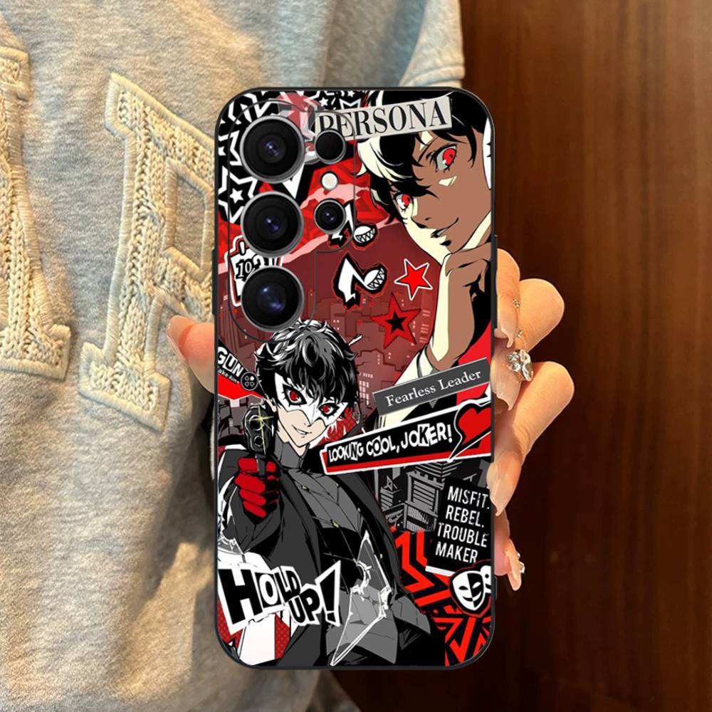 Persona 5 Phone Case For Samsung S 24 fe 25 Ultra plus 20 lite 21 30 22 23 24 22 Ultra 5G Fundas